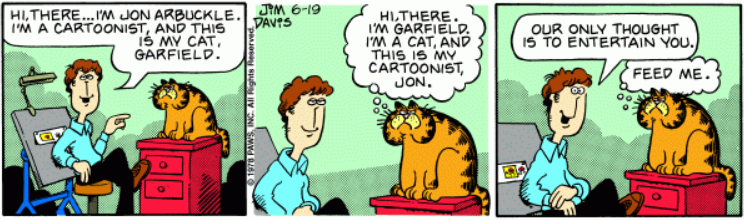 Garfieldov prvi strip